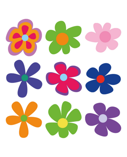 Kit Stickers Deco Fleurs