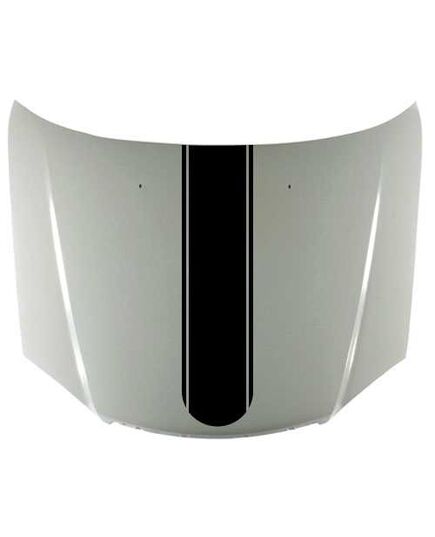 Car rounded stripe with Edging decal
