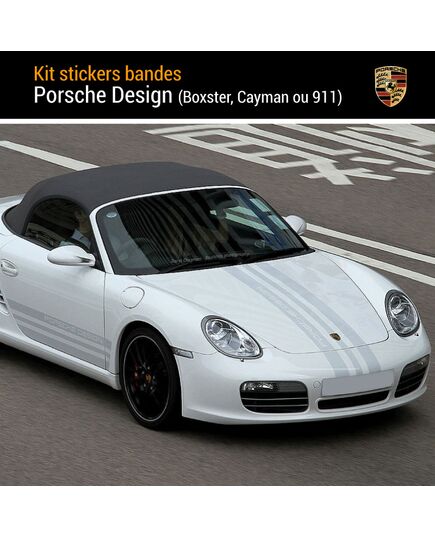 Kit Stickers Bandes Porsche Design Complet