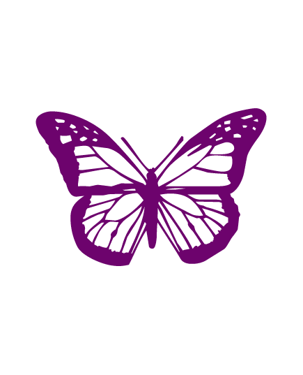 Sticker Dekoration Schmetterling 3