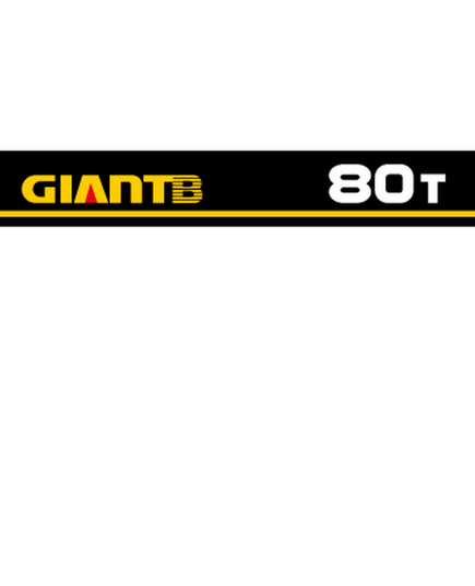 Giantb 80t Decal