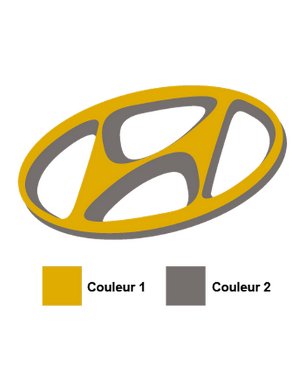 Hyundai Logo Decal