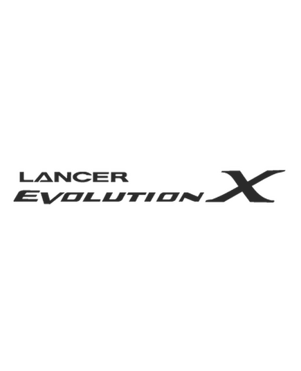 Mitsubishi Lance Evolution Logo Decal