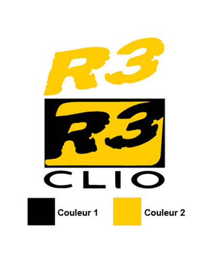 Sticker Renault Clio R3 Logo