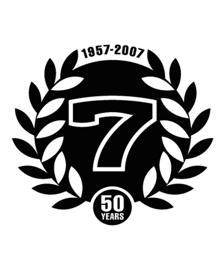 Lotus Seven 50 years Logo Decal
