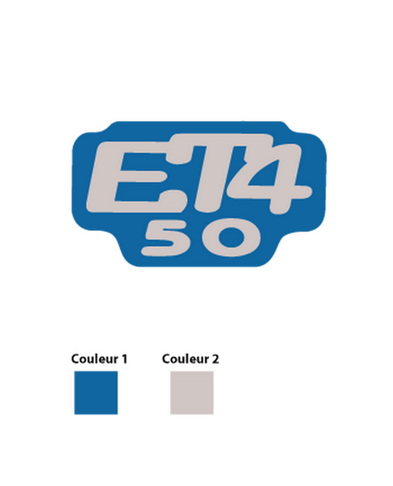 Sticker Piaggio Vespa ET4 50
