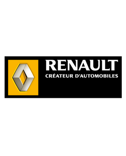 Sticker Renault Sur Fond Noir