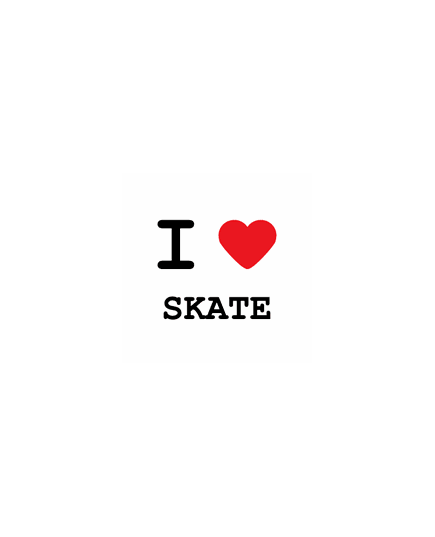 T-Shirt I love skate