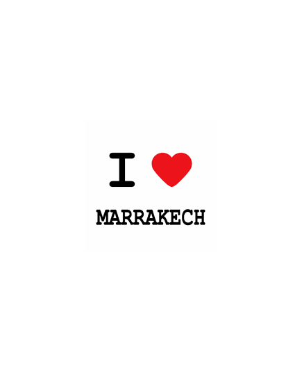T-Shirt I love marrakech