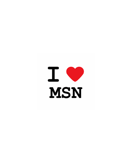 Tee shirt I Love MSN