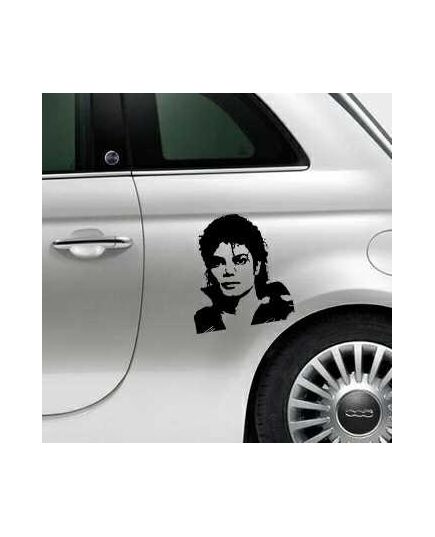 Sticker Fiat 500 Michael Jackson