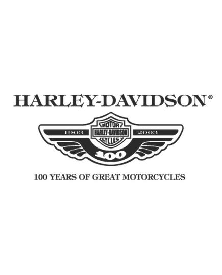 Harley Davidson Logo 100 Years Decal