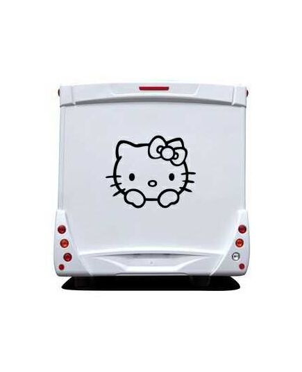 Sticker Wohnwagen/Wohnmobil Hello Kitty