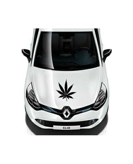 Sticker Renault Feuille de Cannabis