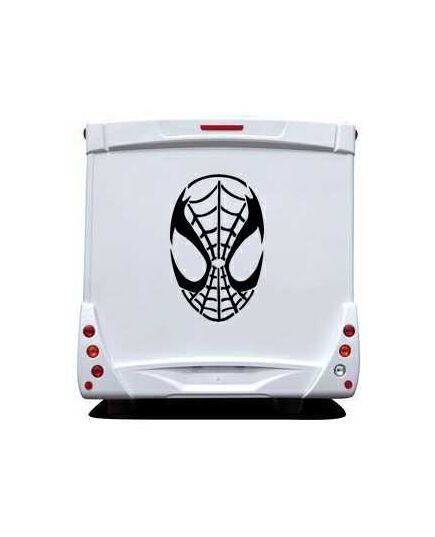 Sticker Camping Car Masque Spider