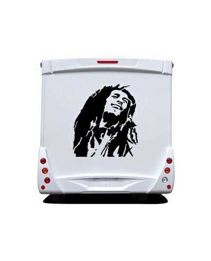Bob Marley Camping Car Decal