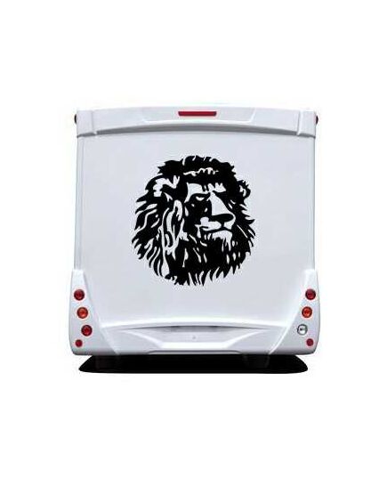 Sticker Wohnwagen/Wohnmobil Löwe Cameroun