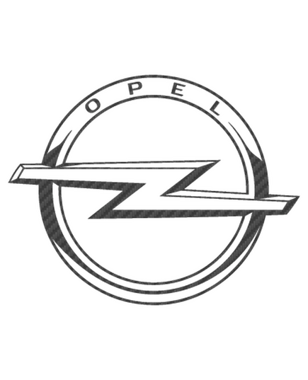 Sticker Carbone Opel Logo
