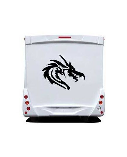 Extreme Dragon Camping Car Decal