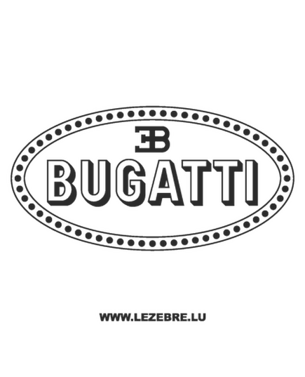 Bugatti Logo Decal 2
