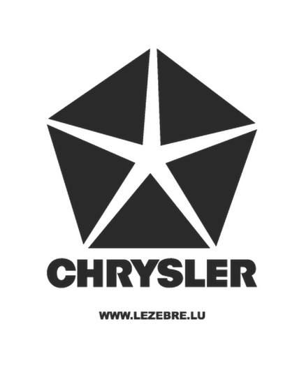 > Sticker Chrysler Logo 5