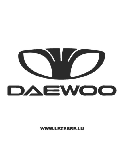 Daewoo Logo Decal