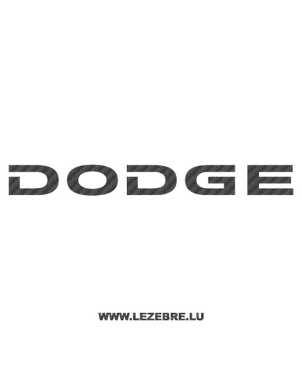 Sticker Carbone Dodge