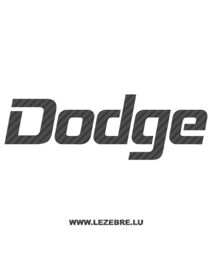 Dodge Carbon Decal 2