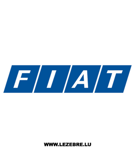 Sticker Fiat Logo Ancien