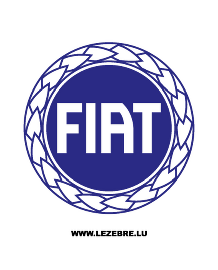 Sticker Fiat Logo Nouveau