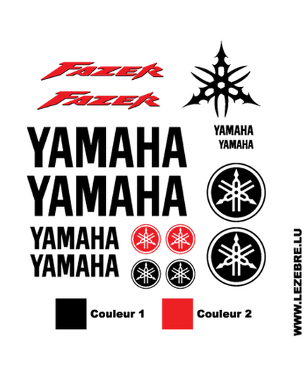 Yamaha Fazer Decals Set