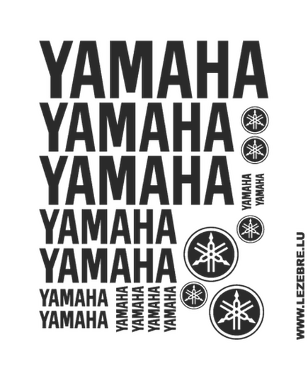 Kit Stickers Yamaha Logo