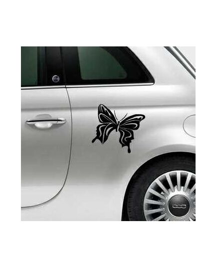 Butterfly Fiat 500 Decal 62