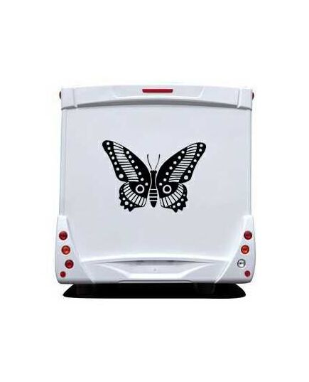 Sticker Wohnwagen/Wohnmobil Schmetterling 65