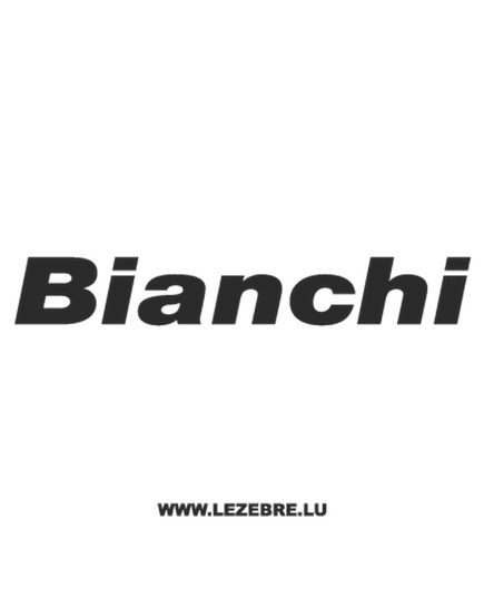 Bianchi Logo Decal