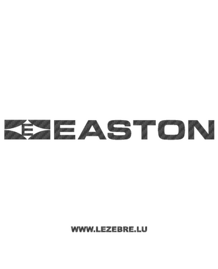 Easton Logo Carbon Decal 4