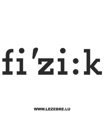 Sticker Fizik Logo