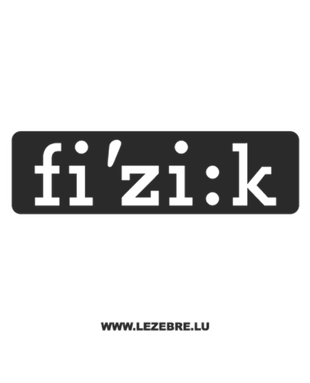 Sticker Fizik Logo 2