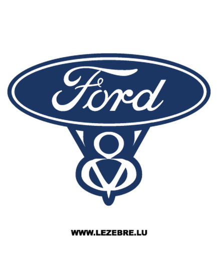 Ford V8 Logo Decal