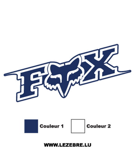Sticker Fox Head 3