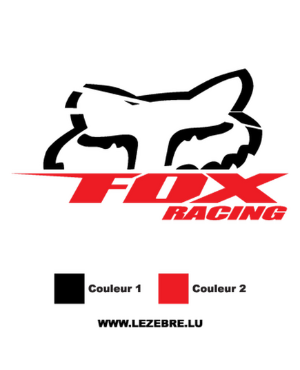 Fox Racing Decal 2