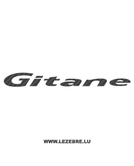 Sticker Carbone Gitane Logo 2