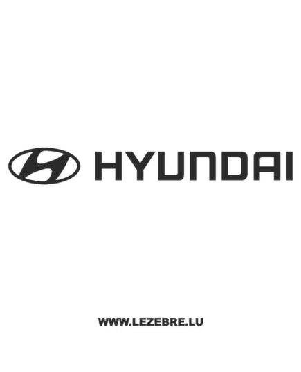 > Sticker Hyundai Logo