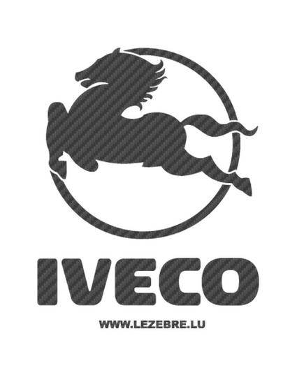 Sticker Karbon Iveco Logo
