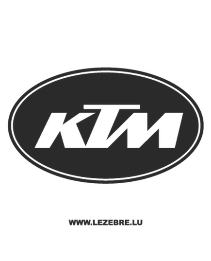 KTM Logo Decal 2