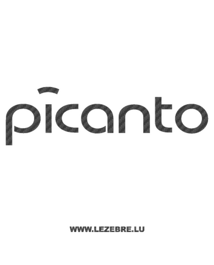 Kia Picanto Carbon Decal