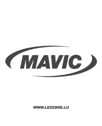 Mavic Logo Carbon Decal 3