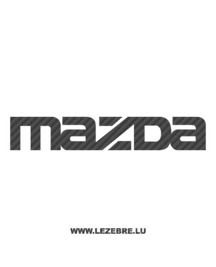 Mazda Carbon Decal