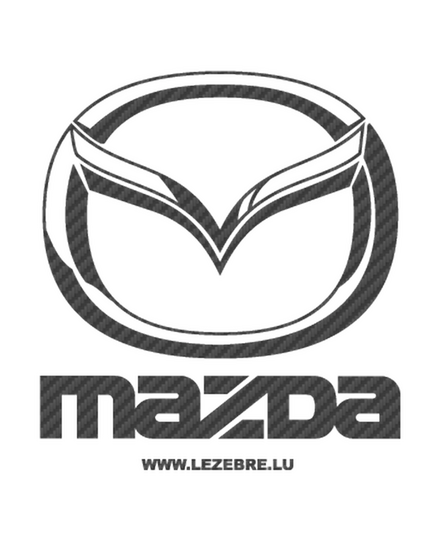 Mazda Logo Carbon Decal