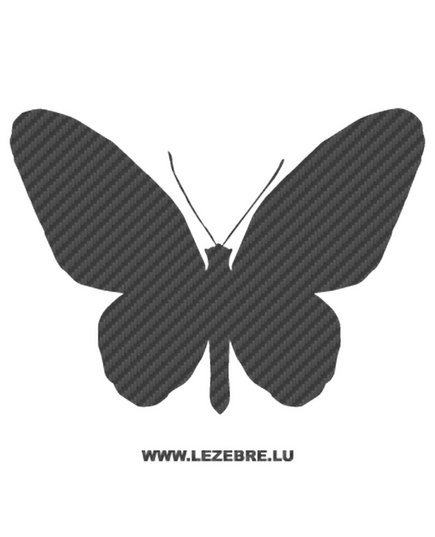 Sticker Karbon Schmetterling 14